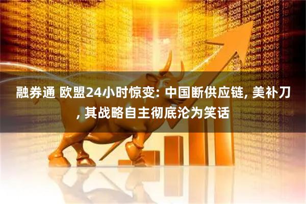 融券通 欧盟24小时惊变: 中国断供应链, 美补刀, 其战略自主彻底沦为笑话